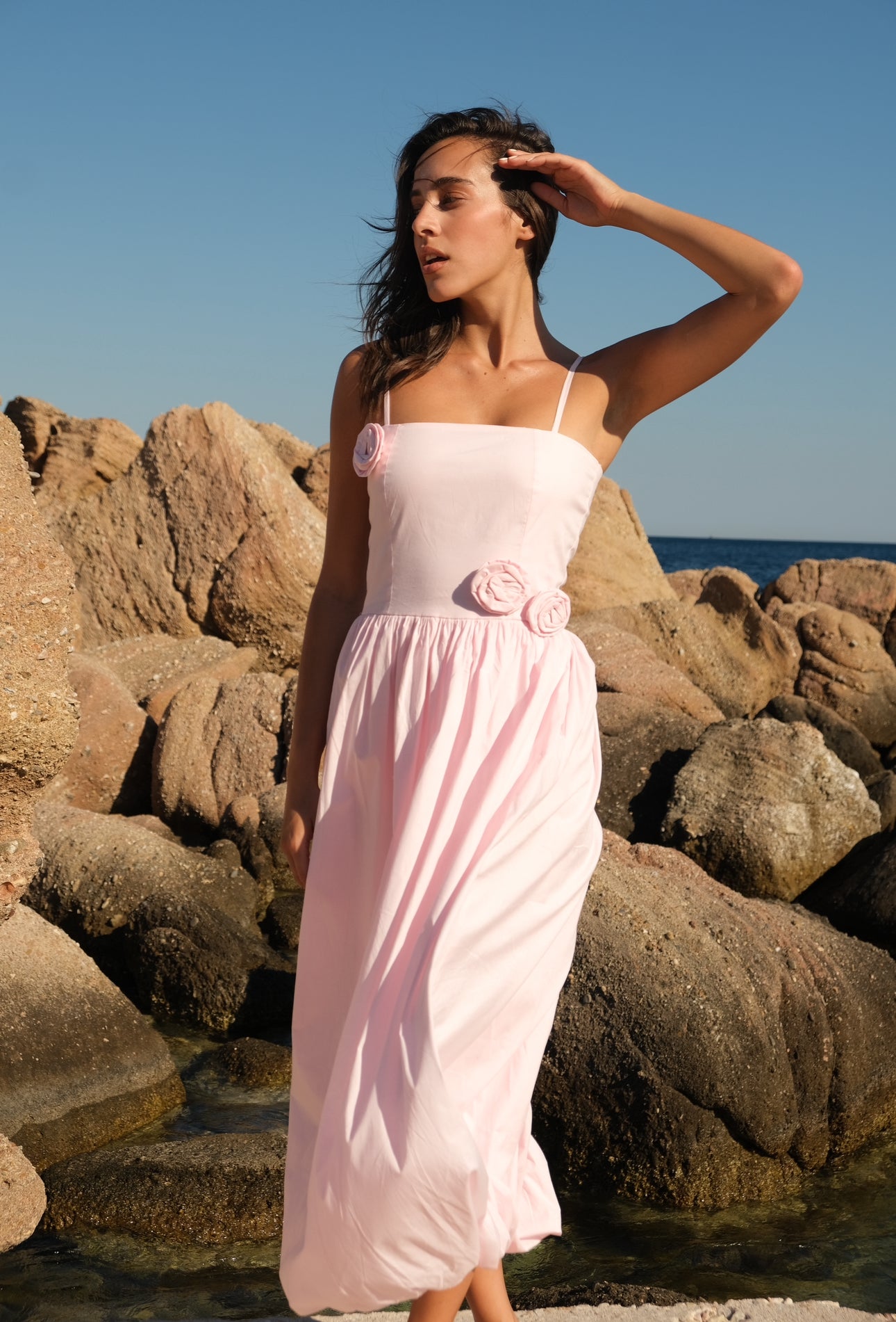 Pink puff dress