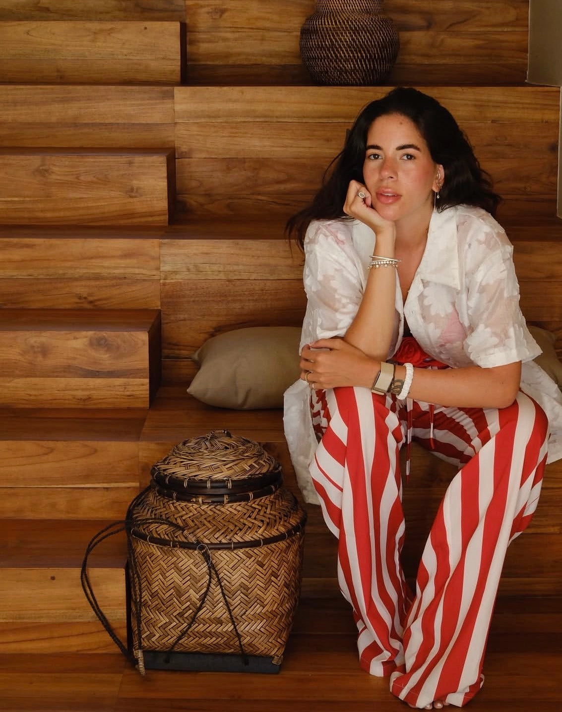 Riviera Stripe Pants