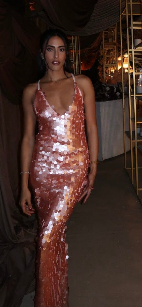 Amber Glow dress