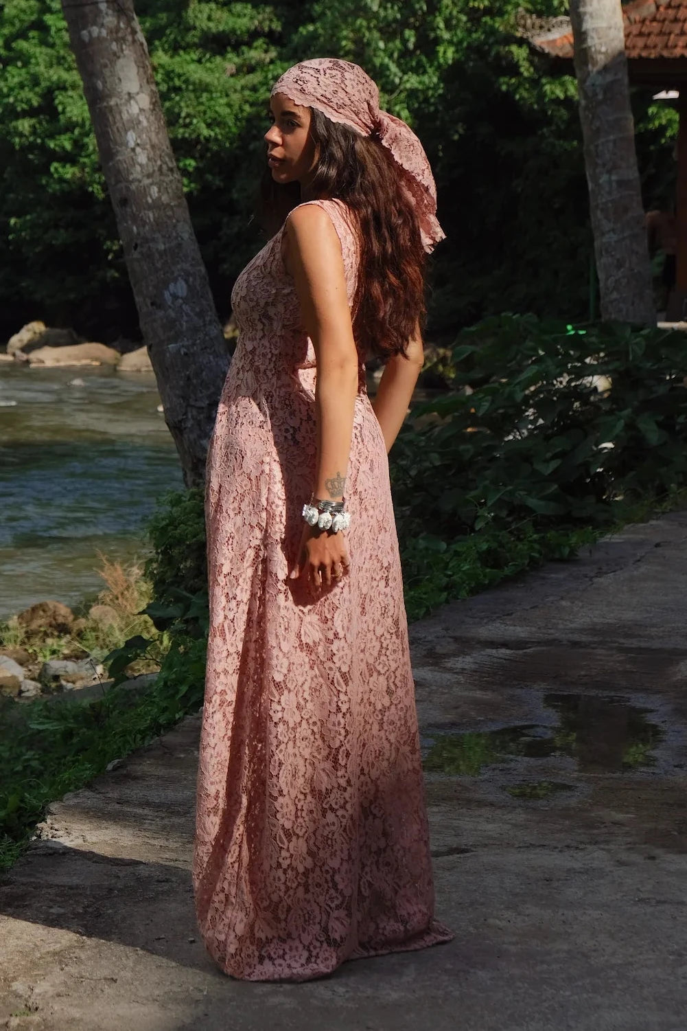 Blush Lace Set