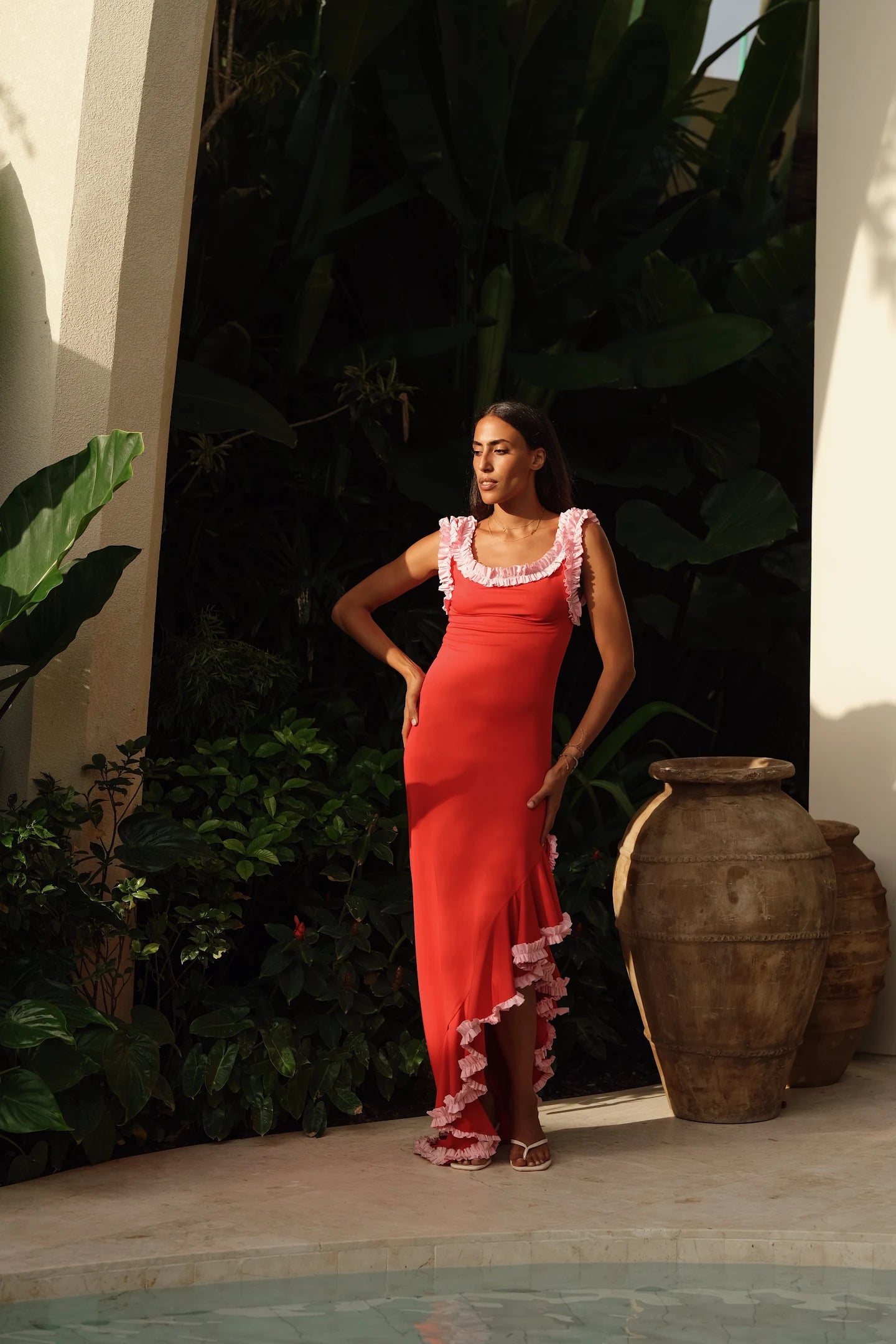 Rosé Tide Dress