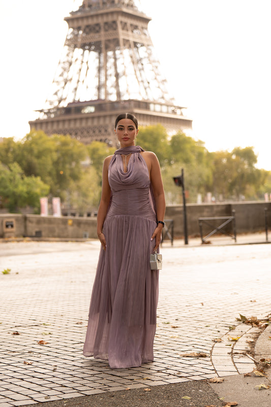 Lilac flow dress