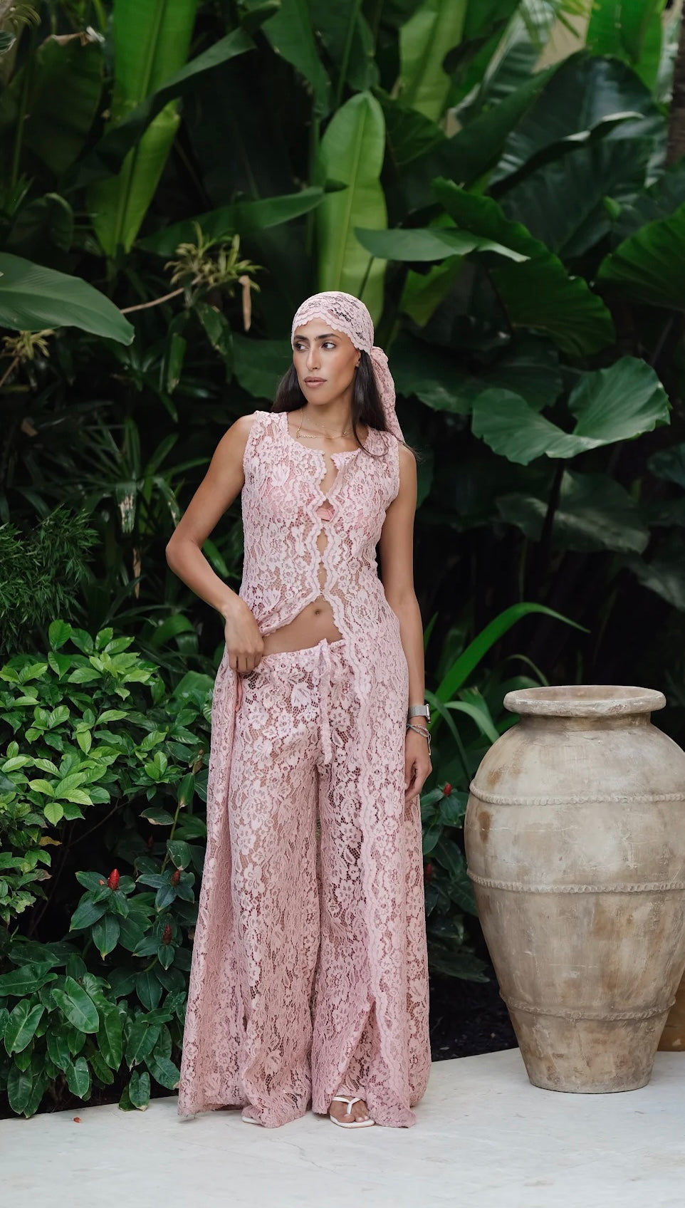 Blush Lace Set