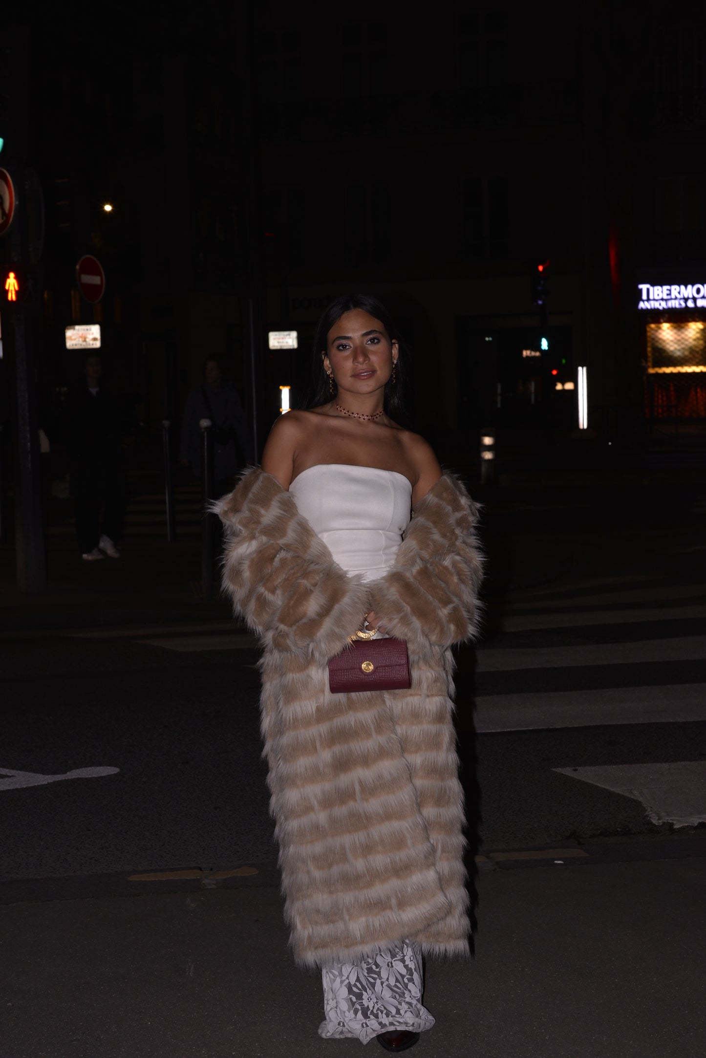 Le mocha fur coat
