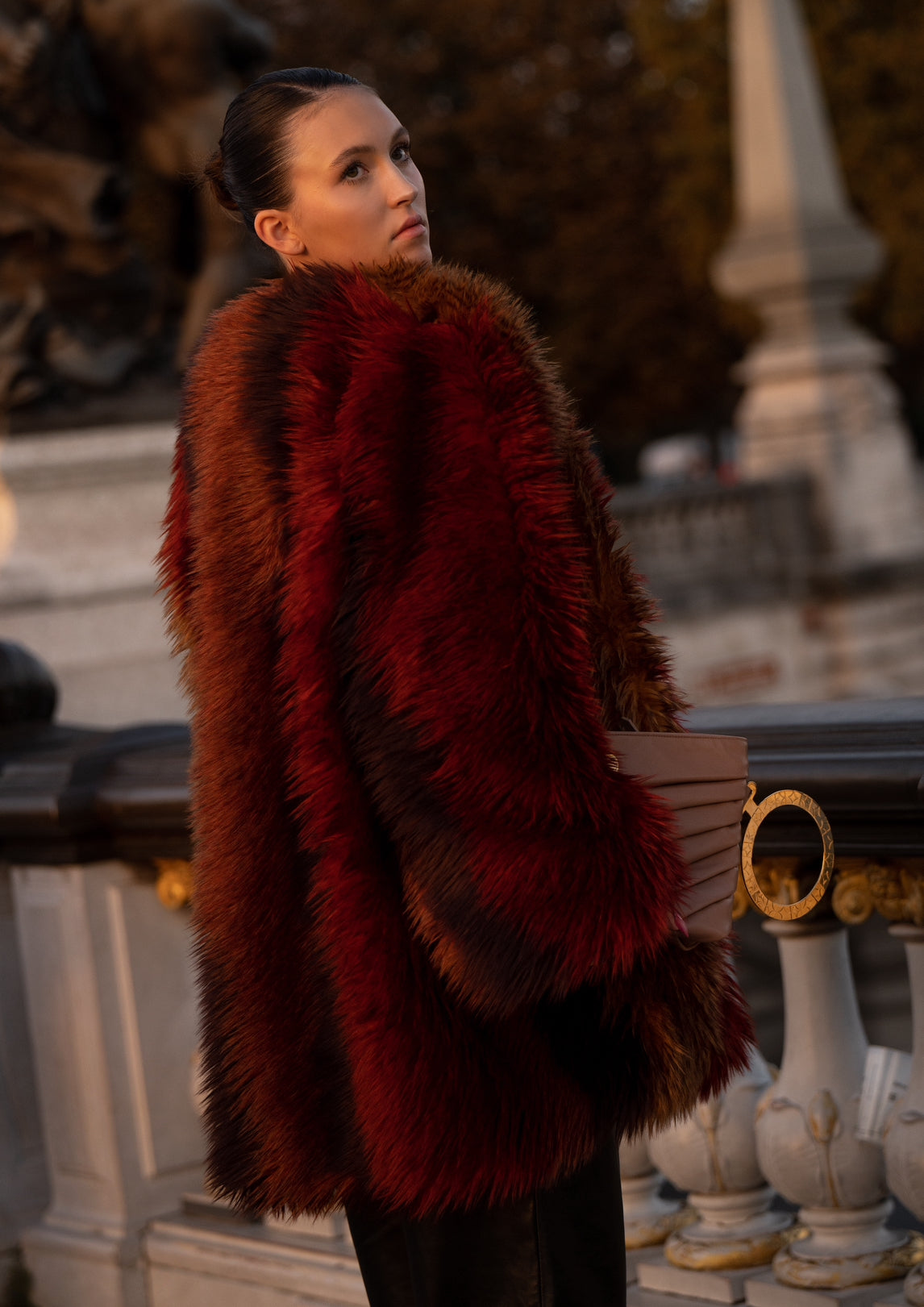 Inferno fur coat