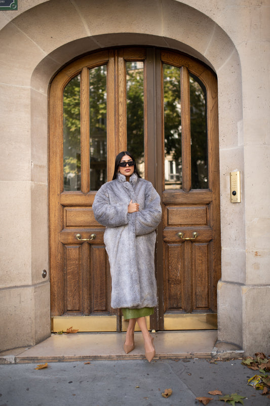 Silver static Coat