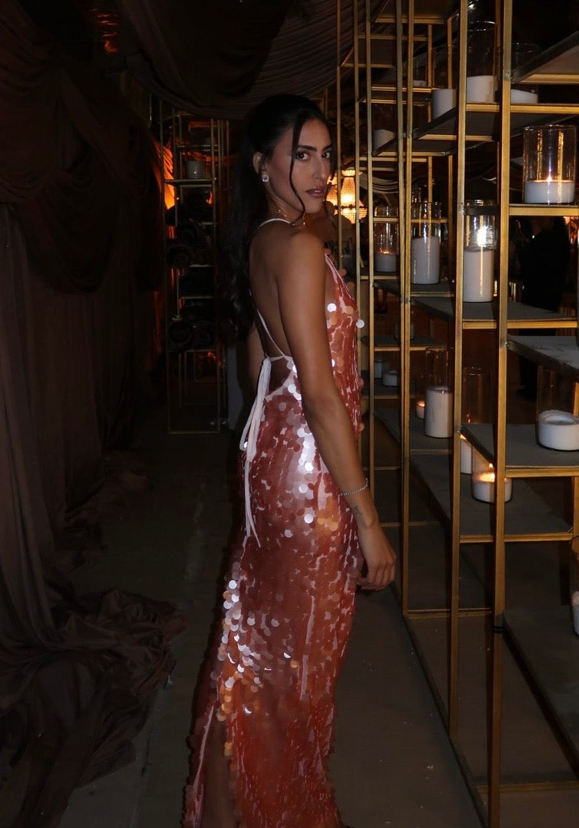 Amber Glow dress