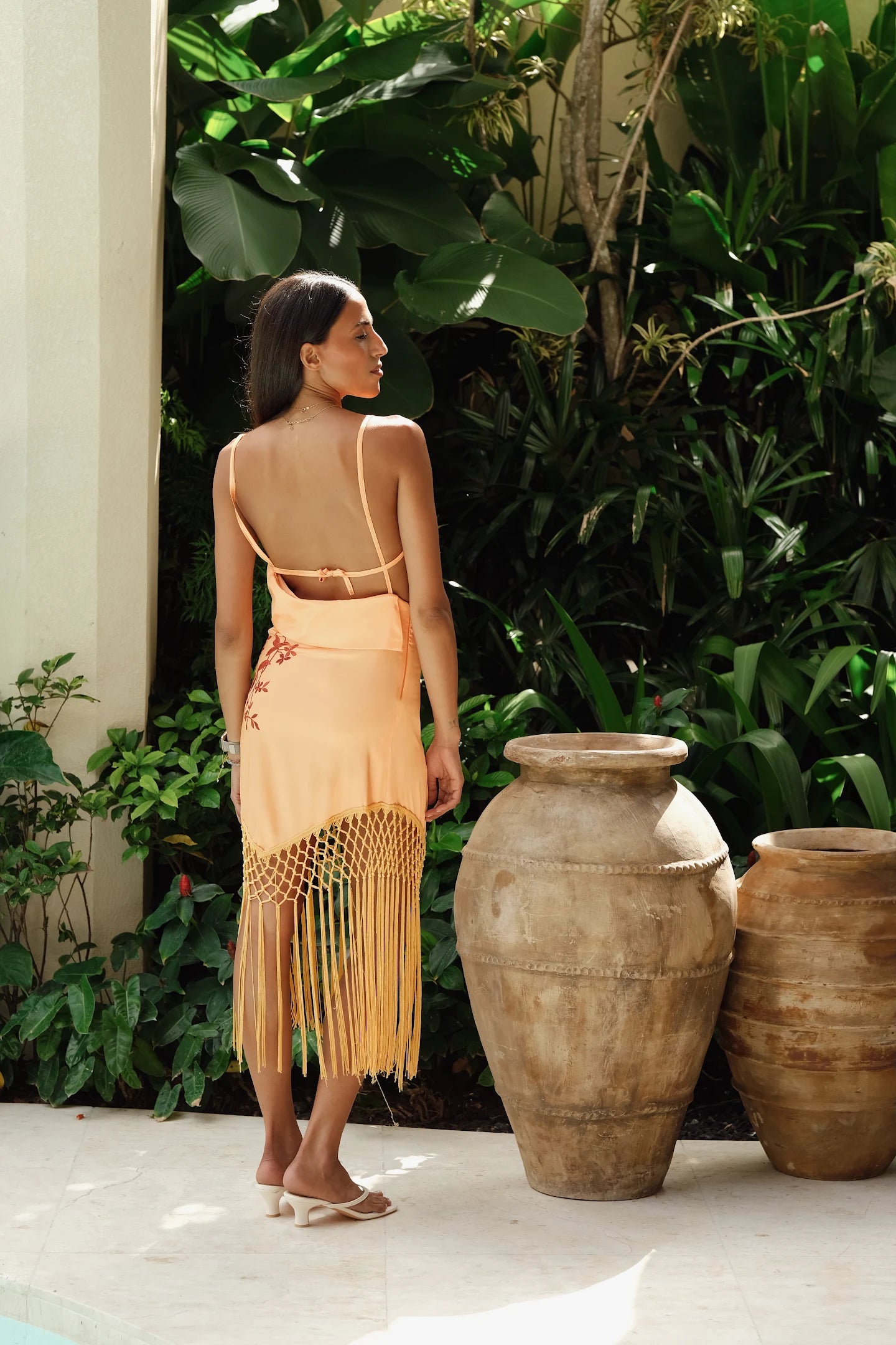 Amber Fringe Dress